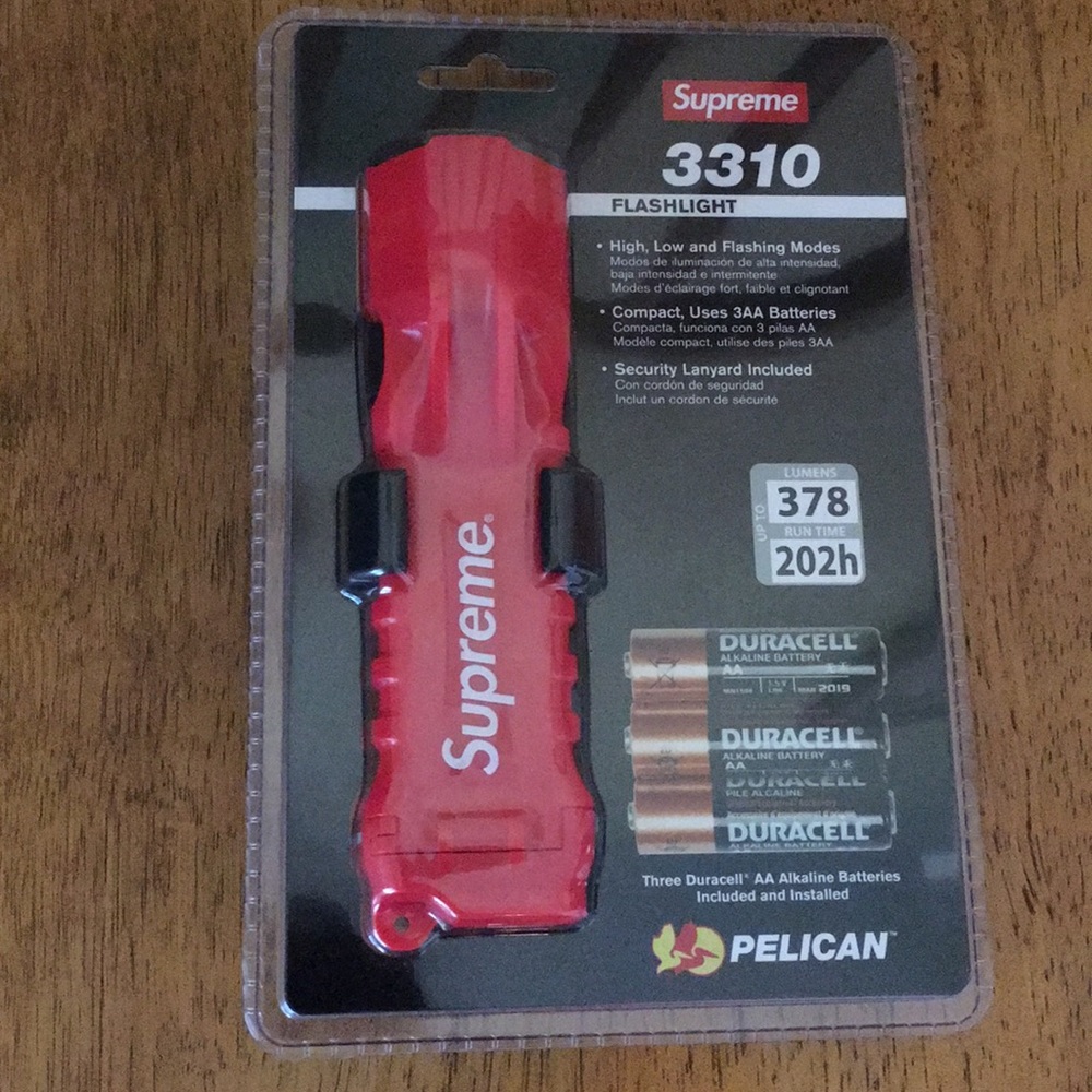 ** HP *** Supreme X Pelican 3310pl Red Flashlight.